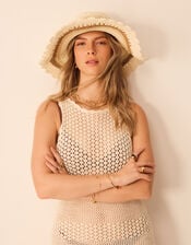Crochet Floppy Hat, , large