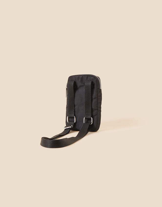Nylon Phone Accessory Bag in Recycled Polyester, , large