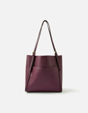 Sadie Slouch Shoulder Bag, Red (BURGUNDY), large