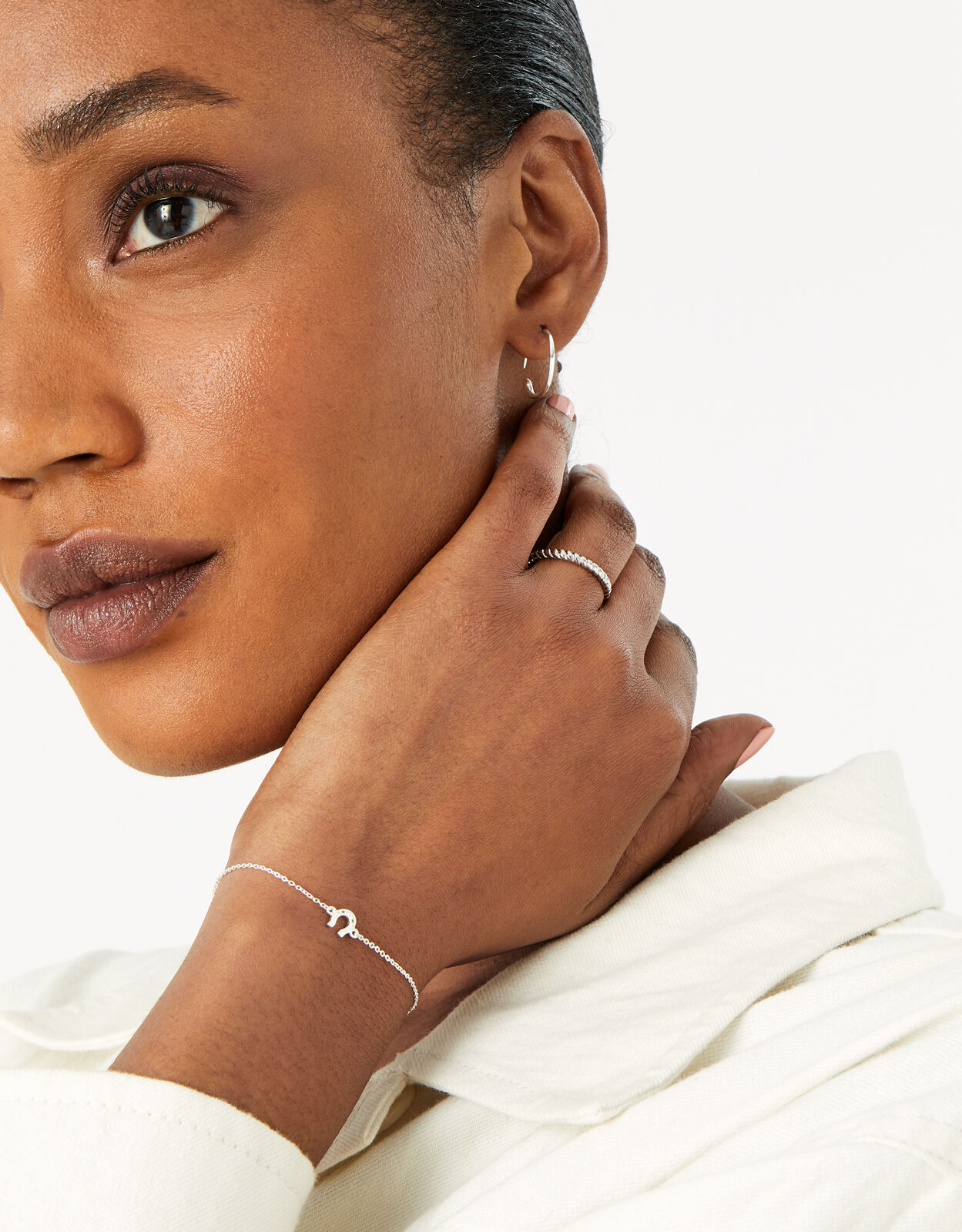 Sterling Silver Horseshoe Bracelet