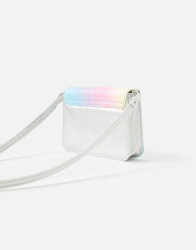 Rainbow Sequin Cross-Body Bag, , large