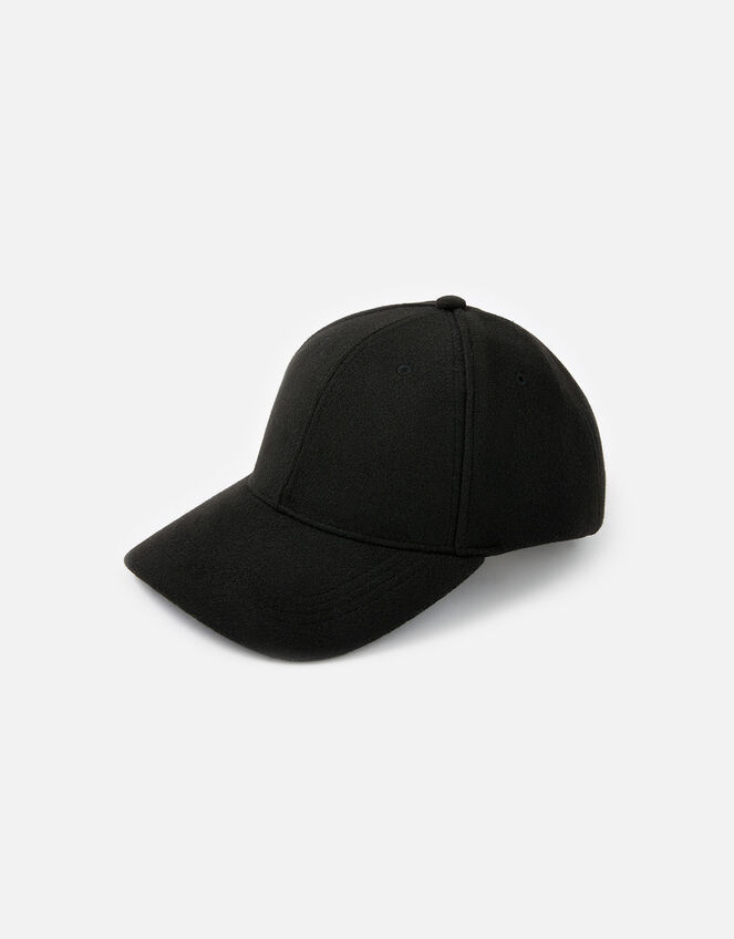 Super-Soft Marl Baseball Cap, Black (BLACK), large