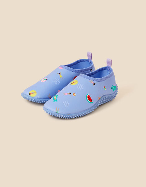 Funshine Swim Shoes, Blue (BLUE), large