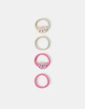 4-Pack Girls Sequin Cat Hair Bands, , large