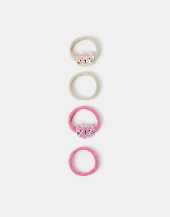 4-Pack Girls Sequin Cat Hair Bands, , large
