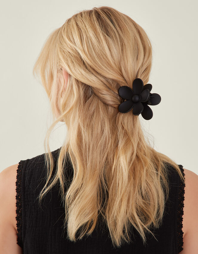 Matte Flower Claw Clip, , large