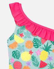 Girls Fruit Print Swimsuit, Multi (BRIGHTS-MULTI), large