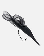 Antigoine Statement Flower Disc Fascinator , Black (BLACK), large