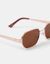 Metal Rectangle Sunglasses, , large