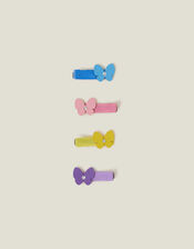4-Pack Girls Butterfly Salon Clips, , large