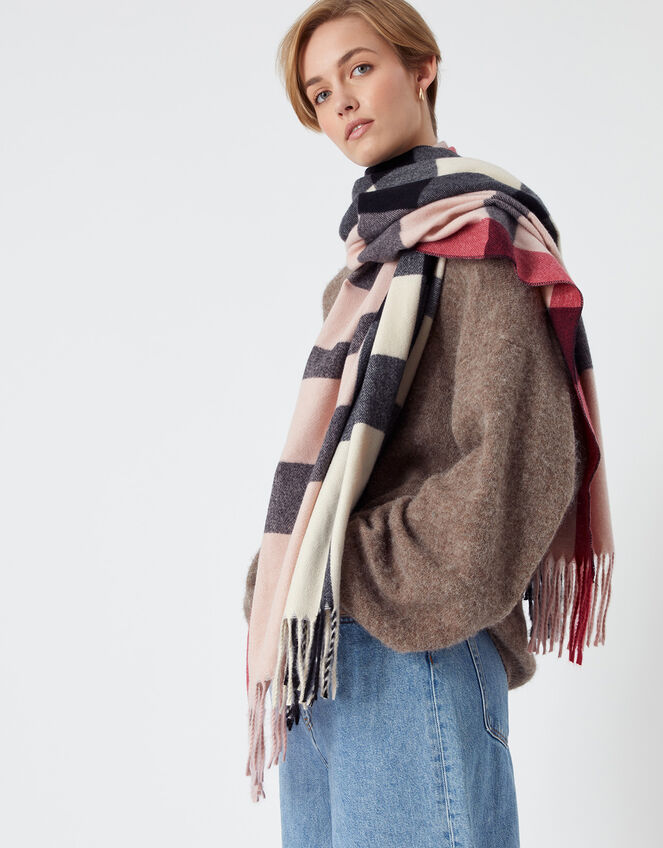 Check Blanket Scarf | Blanket scarves | Accessorize UK