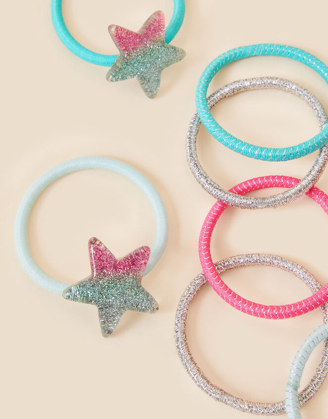 Girls Star Hairbands 8 Pack, , large