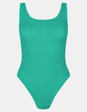 Crinkle Swimsuit, Green (GREEN), large
