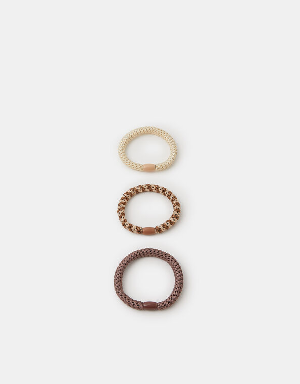 3-Pack Cord Hair Bands, , large