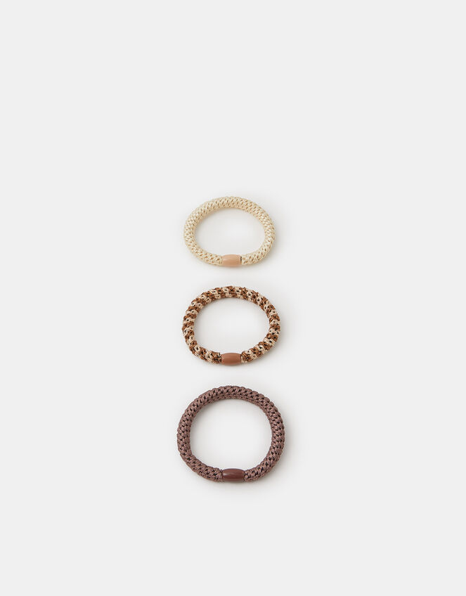3-Pack Cord Hair Bands, , large