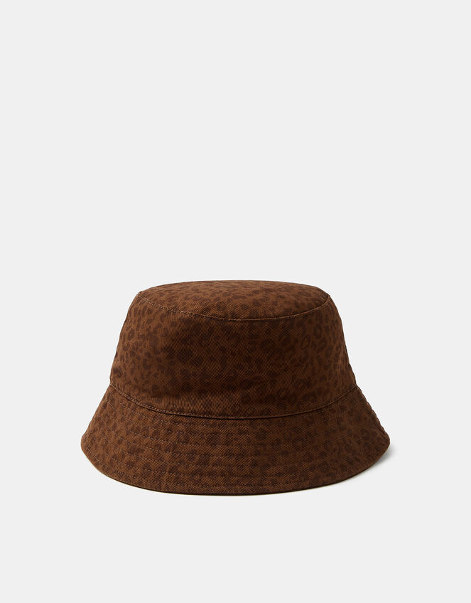 Leopard Print Bucket Hat, , large