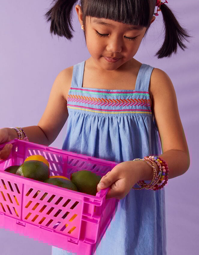 Girls Spring Retro Stretch Bracelet Pack, , large