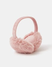 Faux Fur Earmuffs, Pink (PINK), large