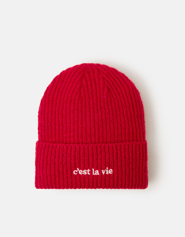 C'est La Vie Beanie Hat, , large