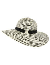 Feather Stitch Floppy Hat, , large