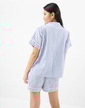 Bisou Stripe Short Pyjamas Set, Blue (BLUE), large