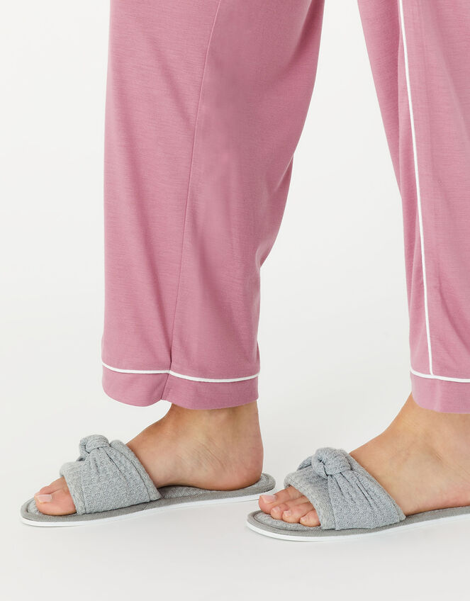 Waffle Twist Mules, Grey (GREY), large