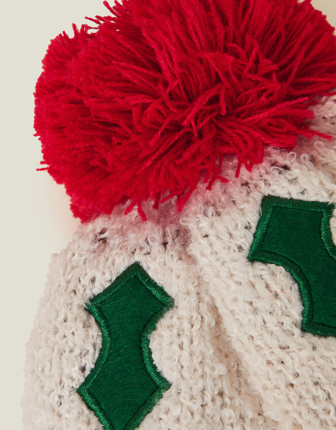 Christmas Pudding Beanie Hat, , large