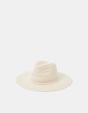 Lace Fedora Hat, , large