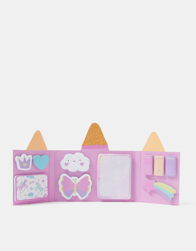 Girls Unicorn Sticky Notes Set, , large