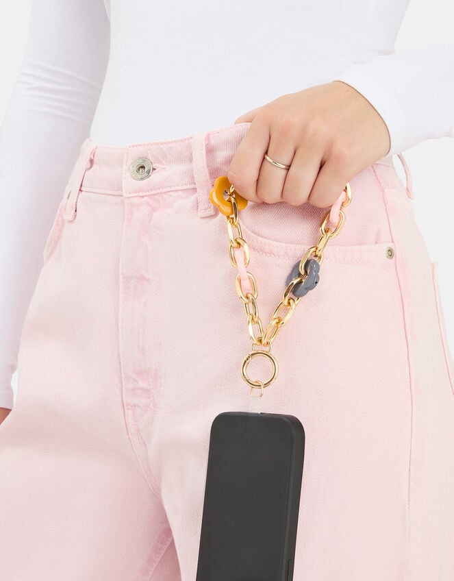 Flower Chain Wrist Phone Strap, , large