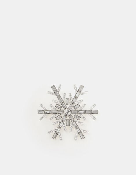 Jewel Snowflake Brooch, , large