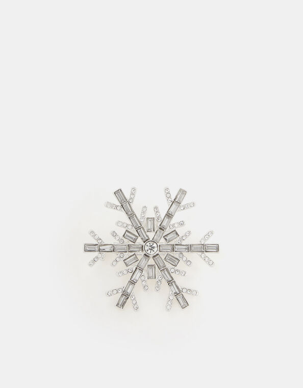 Jewel Snowflake Brooch, , large