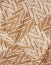 Monogram Jacquard Blanket Scarf, , large