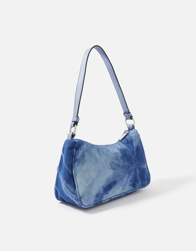 Denim Small Shoulder Bag, , large