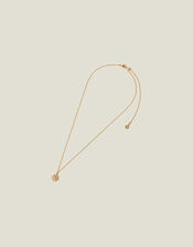 14ct Gold-Plated Square Pendant Necklace, , large