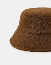 Faux Shearling Bucket Hat, , large