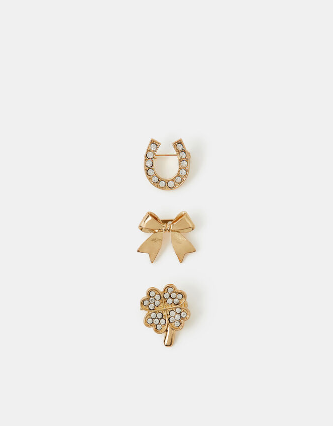3-Pack Lucky Brooches, , large