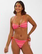 Bright Crochet Bandeau Bikini Top, Multi (BRIGHTS MULTI), large