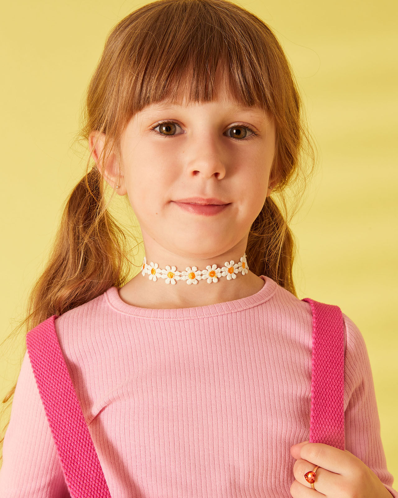 Girls Daisy Chokers Set of Two
