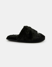 Cat Mule Slippers, Black (BLACK), large