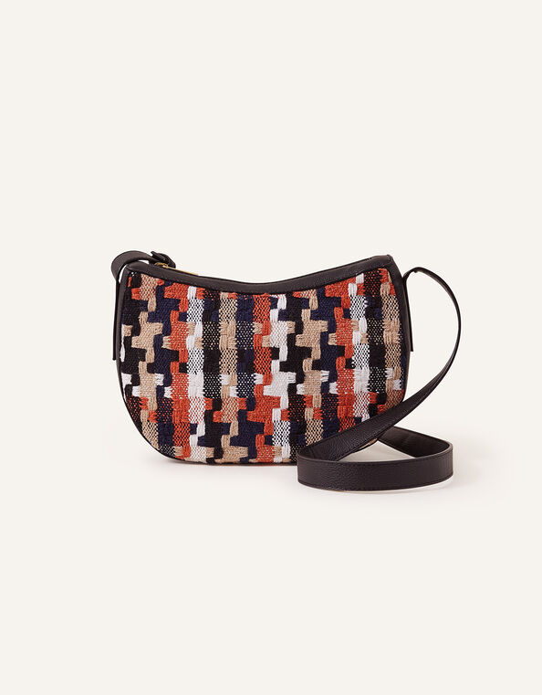 Dogtooth Cross-Body Bag, , large