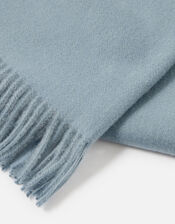 Holly Supersoft Blanket Scarf, Blue (BLUE), large