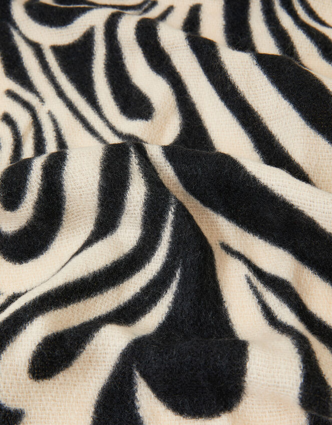 Swirl Print Blanket Scarf, , large