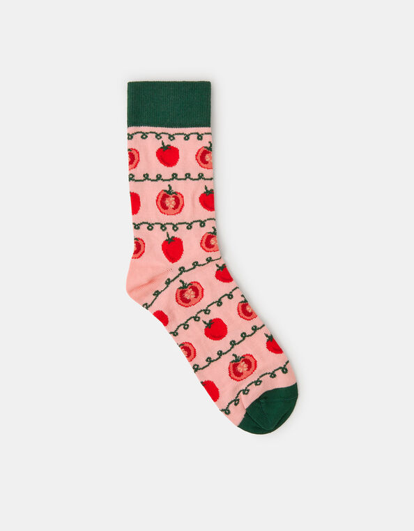 Tomato Print Socks, , large