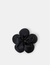 Flower Satin Hair Scrunchie, , large