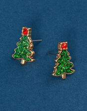 Christmas Tree Stud Earrings, , large