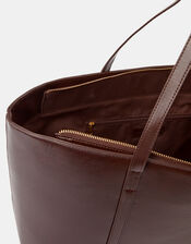 Meredith Tote Bag, Brown (CHOCOLATE), large