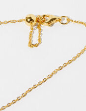 Gold Vermeil White Topaz Star Bracelet, , large