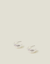 Molten Hoop Earrings, , large