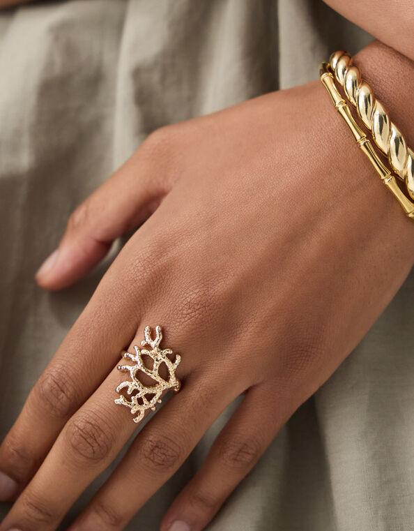 Coral Ring, Gold (GOLD), large